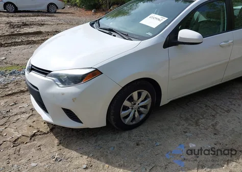 2014 Toyota Corolla Le z USA, uszkodzony, nr VIN 2T1BURHE5EC168425